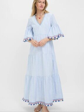 knee length dresses for ladies Patchwork Maxi Dress main image 1